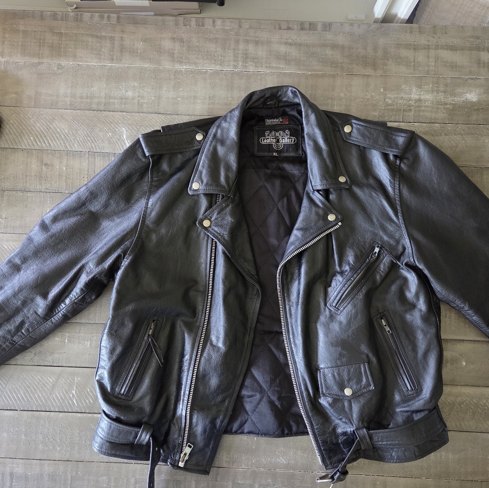 Classic Black Leather Jacket